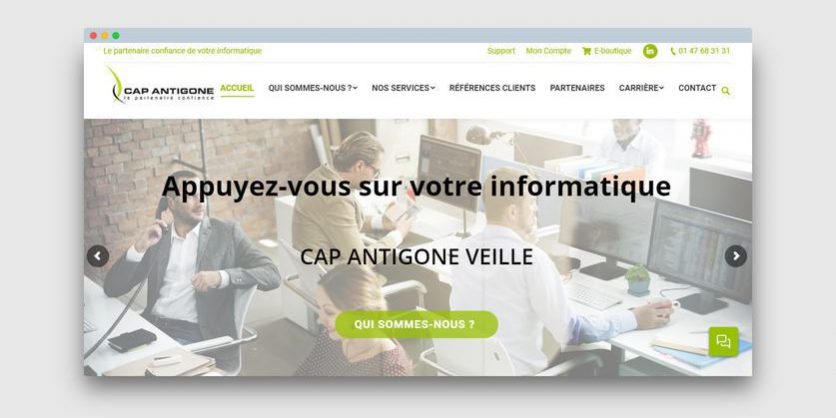 cap antigone site web